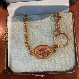 Vintage Juicy Couture Pendant Necklace (yellow metal)